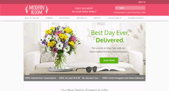 Desktop Screenshot of modernbloomfloral.com